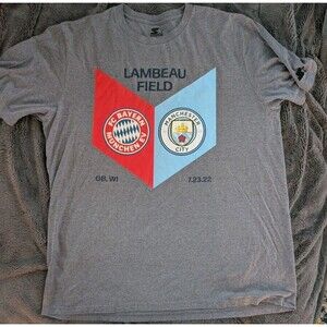 FC Bayern Munchen Manchester City Starter Tshirt Lambeau Field 2022 Men’s XXL